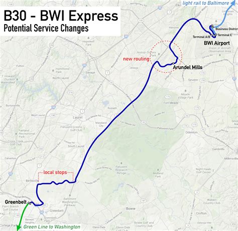 Bus route changes could improve access to Dulles, BWI – Greater Greater