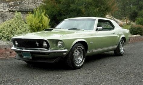 Lime Gold 1969 Ford Mustang