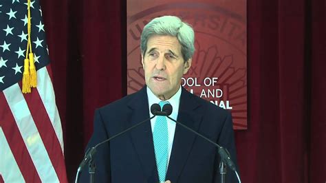 Secretary Kerry Toasts Iu School Of Global And International Studies