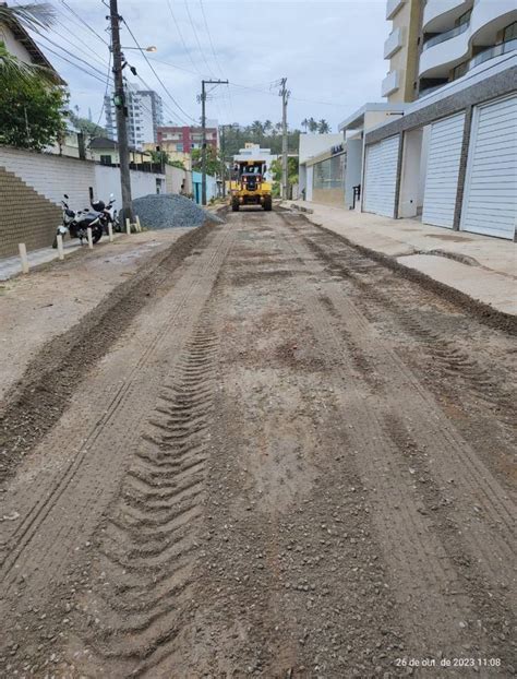 Prefeitura De Ilh Us Inicia Revitaliza O Das Ruas Do Loteamento Praia