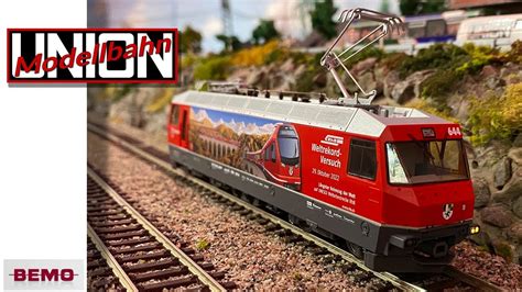 Produktpr Sentation Bemo Elektrolokomotive Ge Iii Rh Tische Bahn