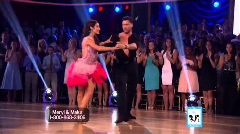 Meryl Davis And Maksim Chmerkovskiy Dance