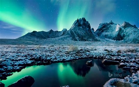 Aurora borealis Yukon Canada-2016 Bing Desktop Wallpaper Preview ...