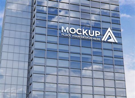 Glass Building Mockup Psd High Quality Free Psd Templates For Download