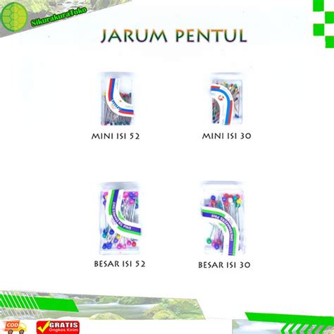 Jual Jarum Pentul Warna Mini Jarum Pentol Kecil Cocok Untuk Hijab