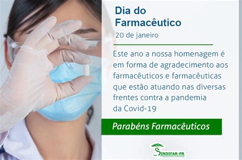 De Janeiro Dia Do Farmac Utico Sindifar Pr Sindicato Dos