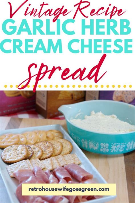 Garlic Herb Cream Cheese Spread Recipe Cream Cheese Recipes Cream Cheese Spreads Cheese Spread