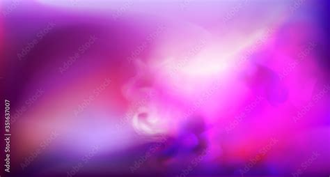 Realistic purple fog. Copy space. Colored fog.Occult smoke. Neon color ...