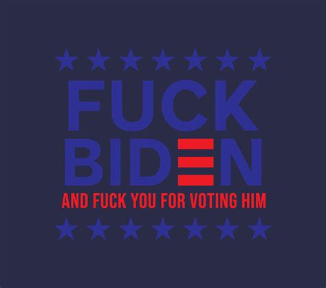 Fuck Biden And Fuck You For Voting Him Magnet Painting By Reece Charles Pixels