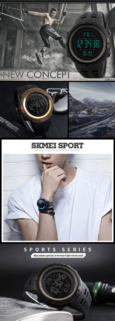 SKMEI 1251 Chrome Watches - Trendy, Water Resistant Men's Fashion