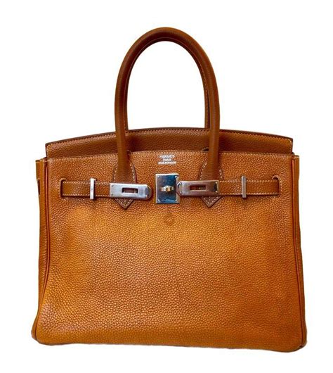 Hermès Birkin 30 Cuir Marron clair ref 91123 Sacs à main hermès Sac