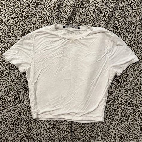 Naked Wardrobe Cropped Baby Tee Nd Pic Shows Some Depop