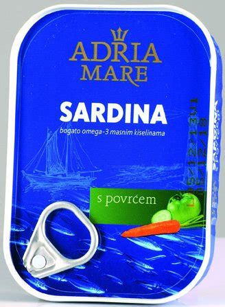 Sardine s povrćem Adria Mare 75 6 g Akcija Njuškalo katalozi