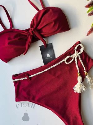 Biquini Cintura Alta Hot Pants Compre Produtos Personalizados No Elo