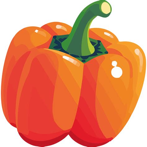 Orange pepper clip art 49026926 PNG