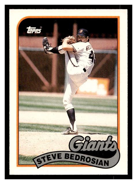 Topps Traded T Steve Bedrosian Ebay