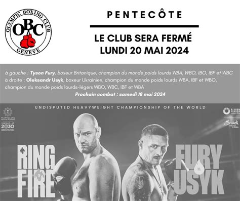 Jour F Ri Lundi De Pentec Te Olympic Boxing Club Gen Ve