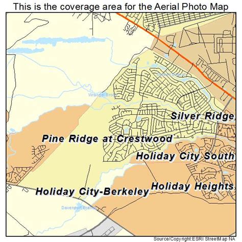 Aerial Photography Map of Holiday City Berkeley, NJ New Jersey