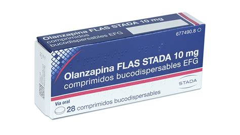 Olanzapina Flas Stada Efg Mg Comprimidos Bucodispersables