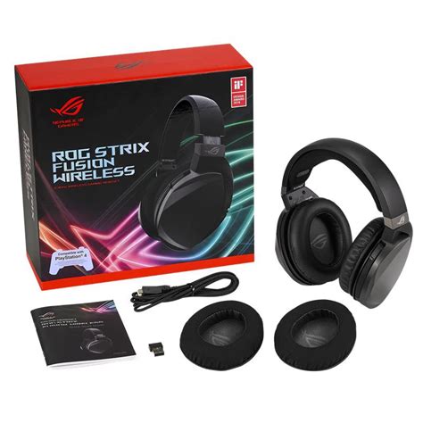 Asus Auriculares Inal Mbricos Originales Rog Strix Fusion Cascos Para