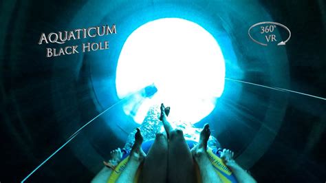 Aquaticum Debrecen Black Hole Slide Tubeslide 360 VR POV Onride