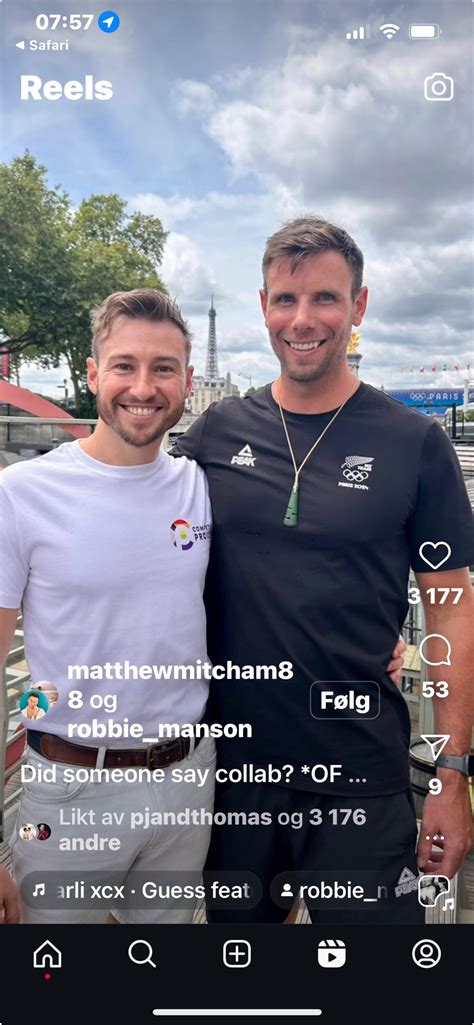 Gay Olympians Mitcham Manson Tease OnlyFans Collab