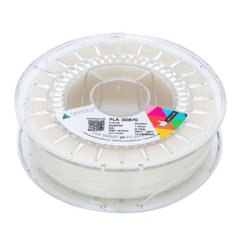 Smartfil PLA 3D870 Filamento 3D Prestaciones Mejoradas 1 75mm 750g