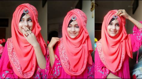 Hijab Styles With Matha Patti Easy And Quick Hijab Tutorial For