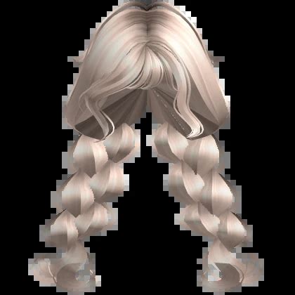 Shoujo Swirly Braids In Platinum Blonde Roblox Item Rolimon S