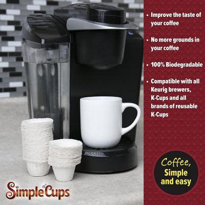 Disposable Paper Coffee Filters 300 Count Compatible With Keurig K