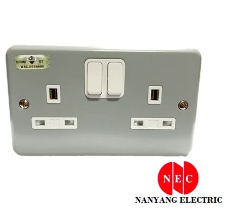 Mk G Alm A Gang Switch Socket Outlet Metalclad Nanyang