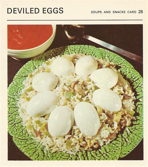 Deviled Eggs | Vintage Recipe Cards