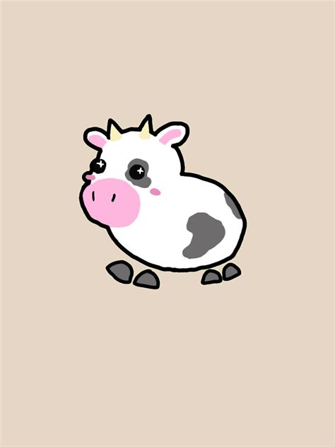 "Cute Cow Doodle" T-shirt by happybunbun | Redbubble