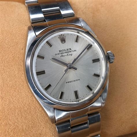 Rolex Air King Precision Oyster Perpetual Silver Dial Catawiki