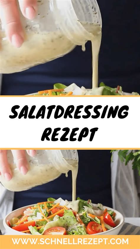 Salatdressing Schnell Und Einfach Hergestellt Schnelle Rezepte