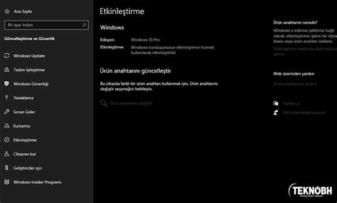 Windows Lisansınızın Süresi Yakında Dolacak Çözümü TEKNOBH