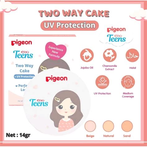 Jual Pigeon Teens Two Way Cake Uv Protection G Bedak Padat