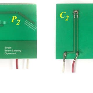 Photographs Of The Fabricated Antenna A Top View B Bottom View