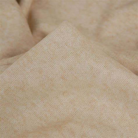 Tissu jersey maille chiné rose nude
