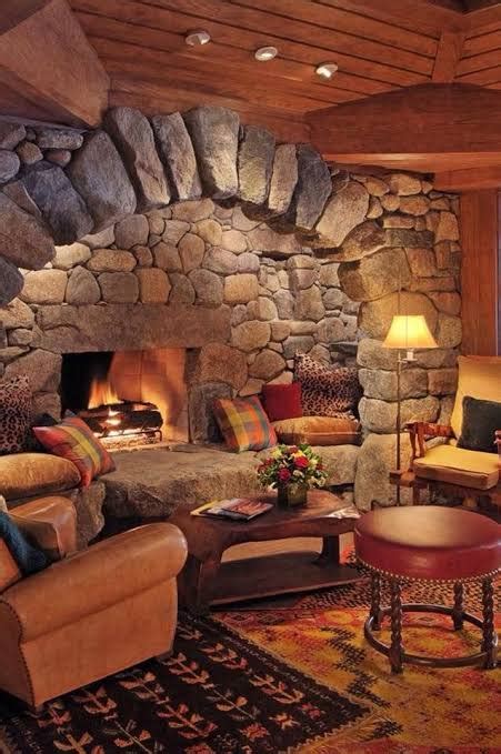 15 chimeneas rústicas interiores de piedra Cocinas Rusticas