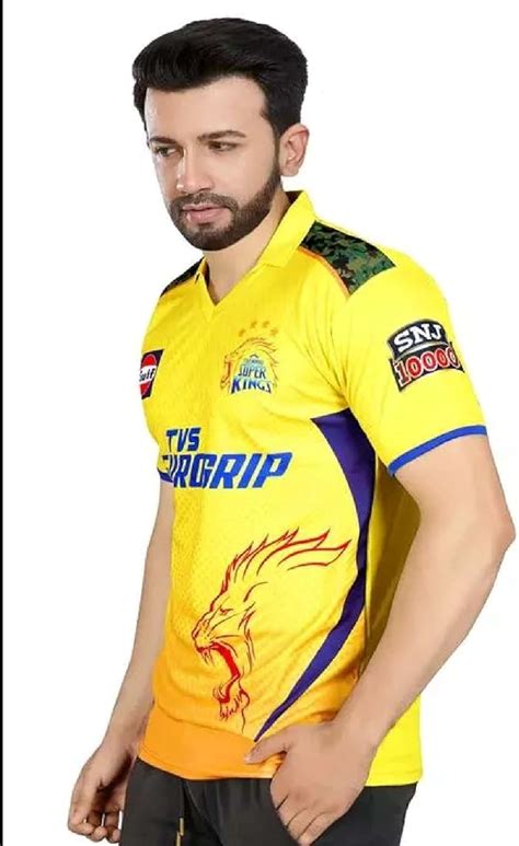 Ms Dhonis Chennai Super Kings Unveil New Jersey For Ipl 48 Off