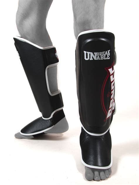 Sandee Shin Guards Cool Tec Black White Red