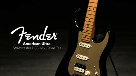 Fender American Ultra Stratocaster Hss Mn Texas Tea Gear4music Demo Youtube