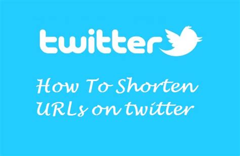 How To Shorten URLs On Twitter