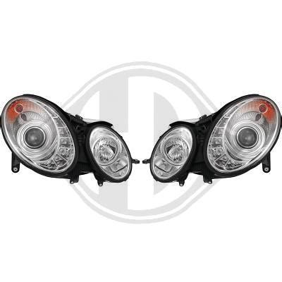 Mercedes W Scheinwerfer Chrome Set H Led Dmv Autoglas Teile Kg