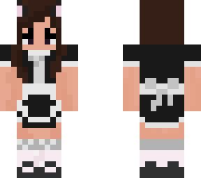 maid dress girl | Minecraft Skin