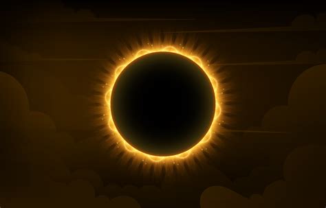 Space Solar Eclipse Background 2772921 Vector Art at Vecteezy