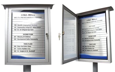 Directory Signs And Wayfinding Signs Signs Bc Illuminated