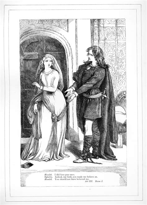 H C Selous Hamlet Illustration 11 Victorian Illustrated