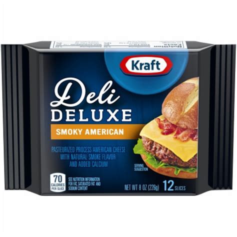 Kraft Deli Deluxe Smoky American Cheese Slices Oz Kroger